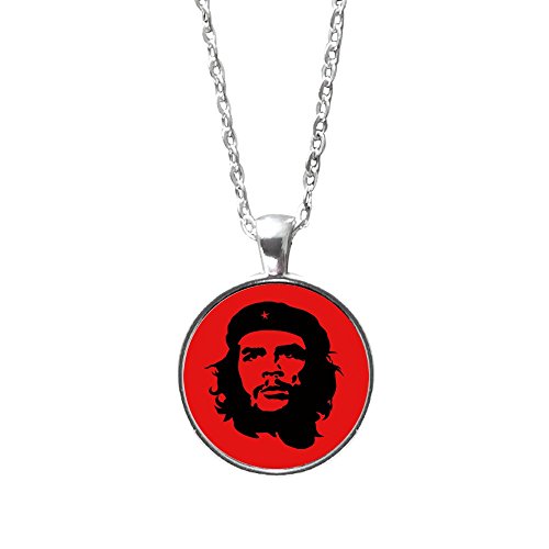 Che Guevara Face Pendant Bronze and Silver 925 